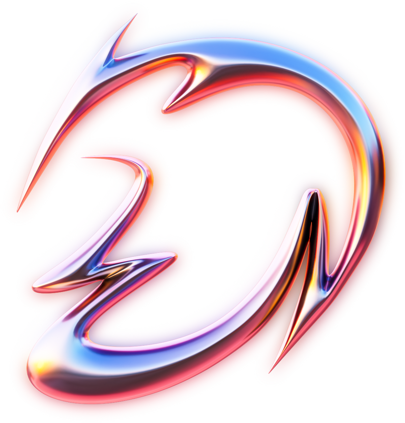 Dreamy Digital Gothic Letter D