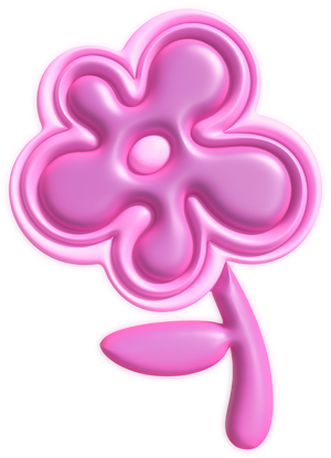 Matte 3D Flower